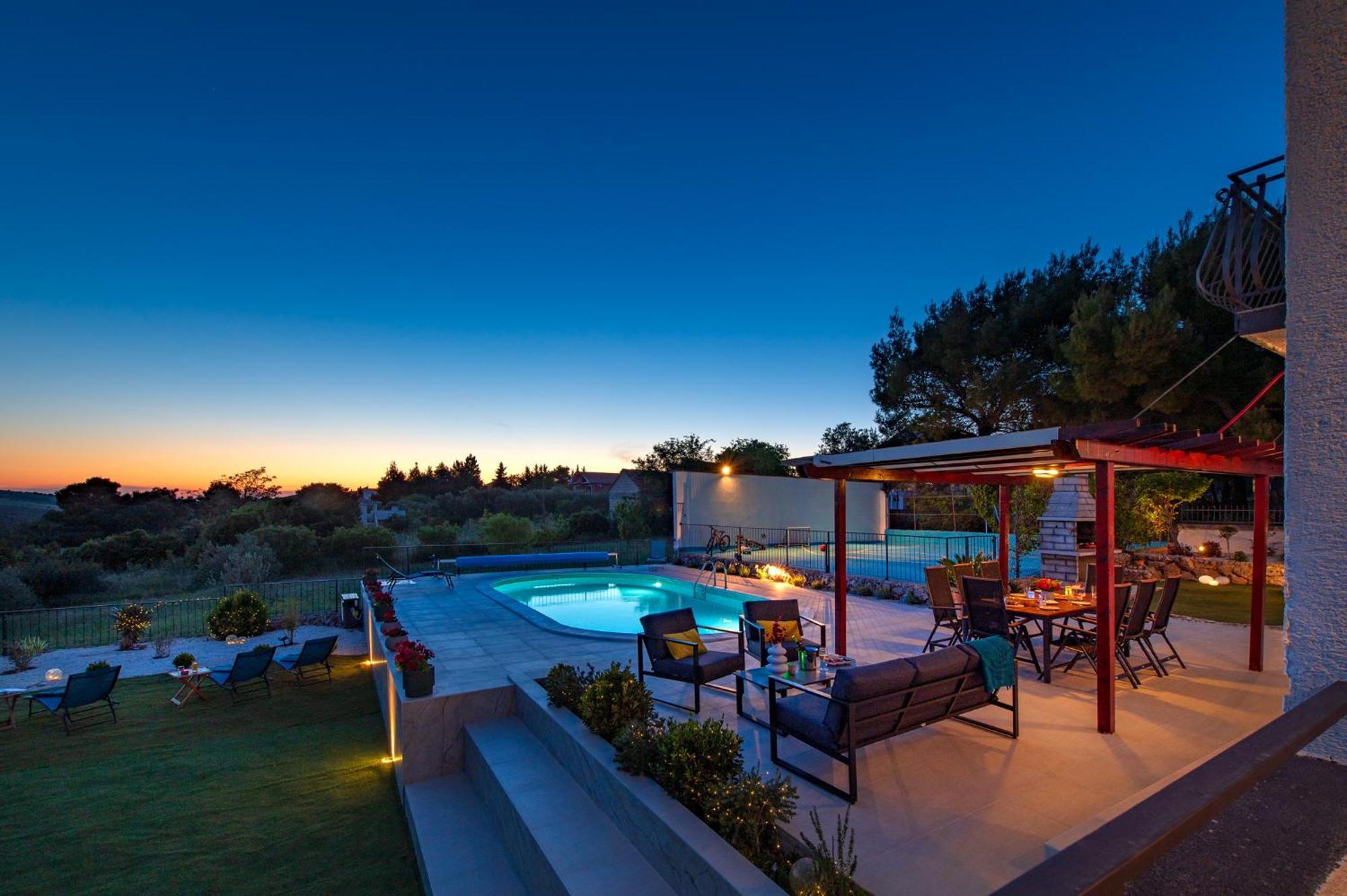 Villa Plenca - Heated Pool ! شيبينيك المظهر الخارجي الصورة